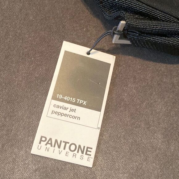 Pantone Universe Unisex Shoulder Crossbody Messenger Bag CaviarJetPeppercorn NWT - Picture 8 of 12
